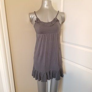 Ardene Grey Tunic Top/Dress with adjustable straps